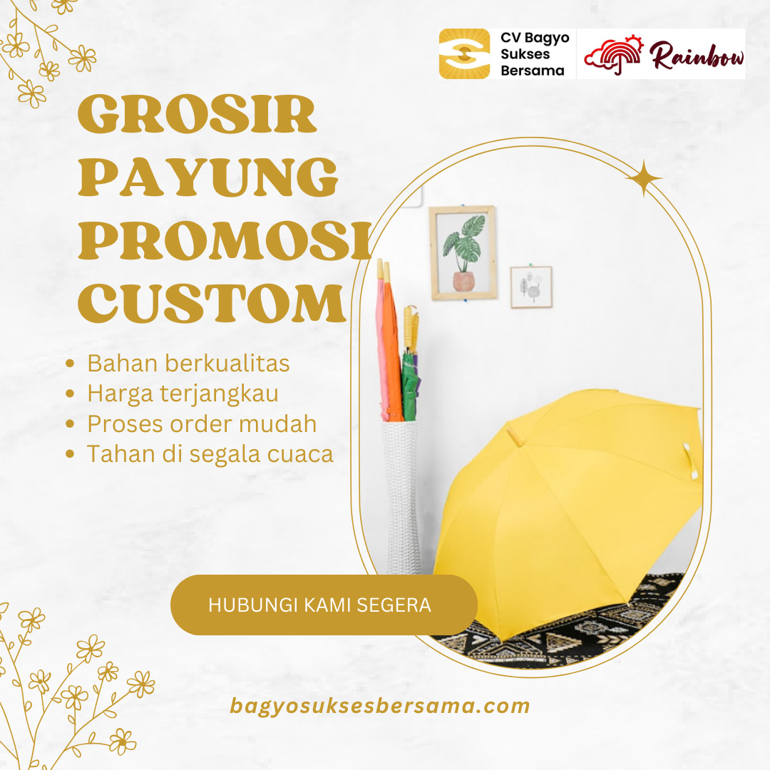 Grosir payung promosi custom