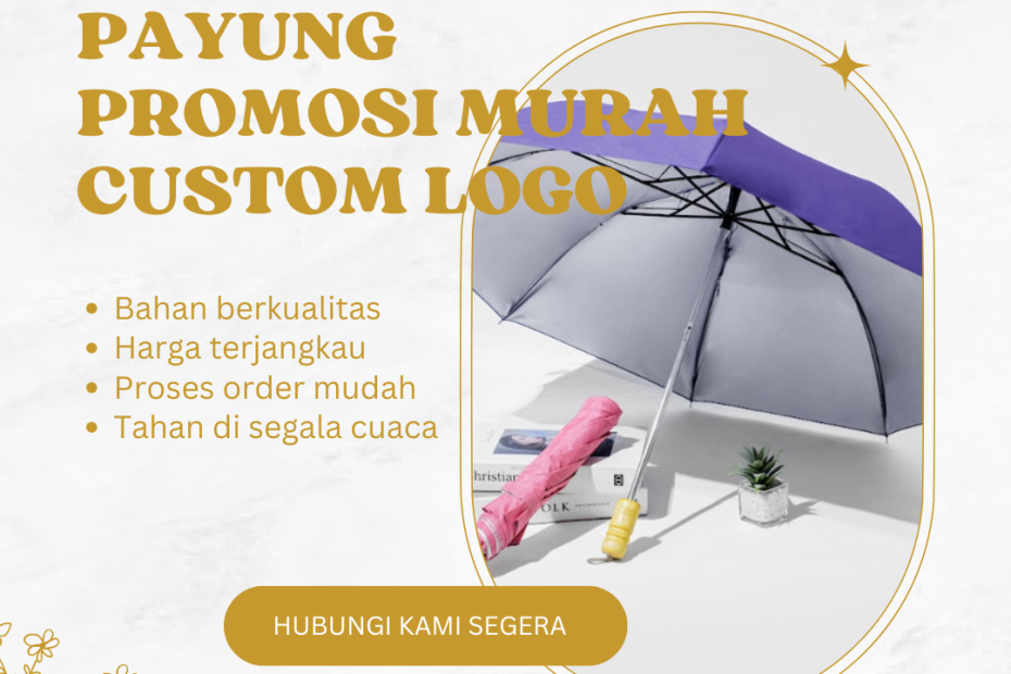 payung promosi murah custom logo