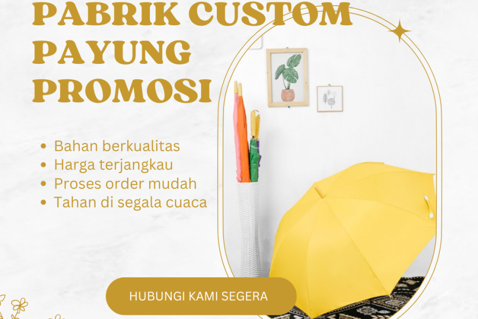 Pabrik Custom Payung Promosi