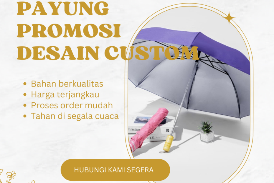 Payung Promosi Desain Custom