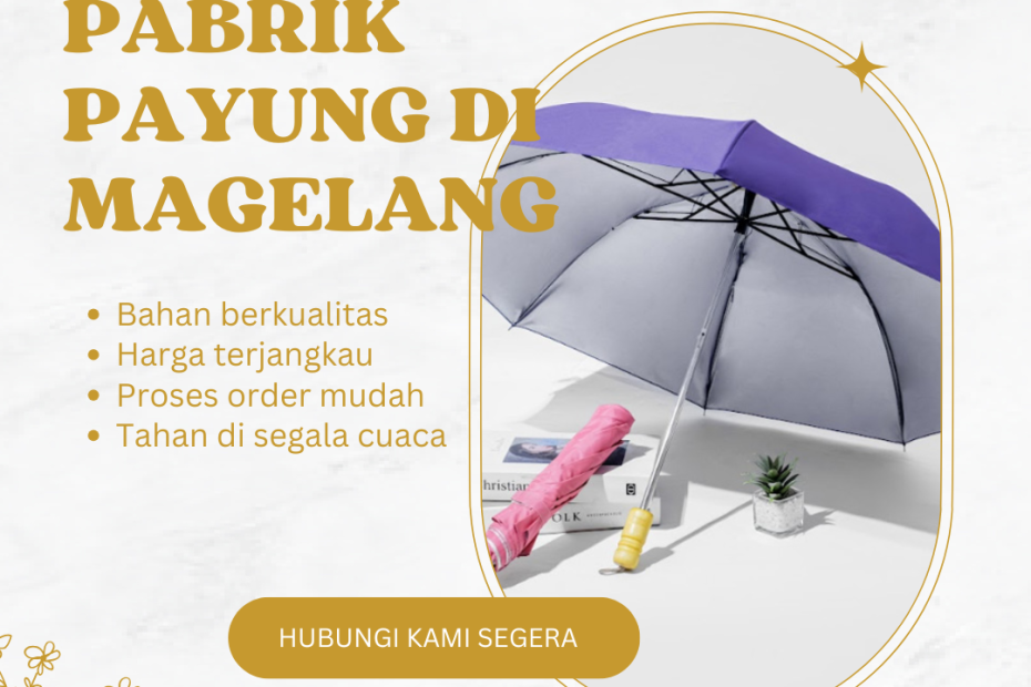 Pabrik Payung di Magelang