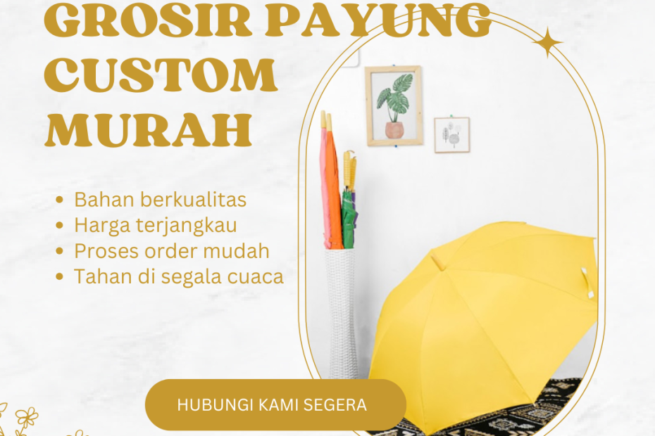 Grosir Payung Custom Murah