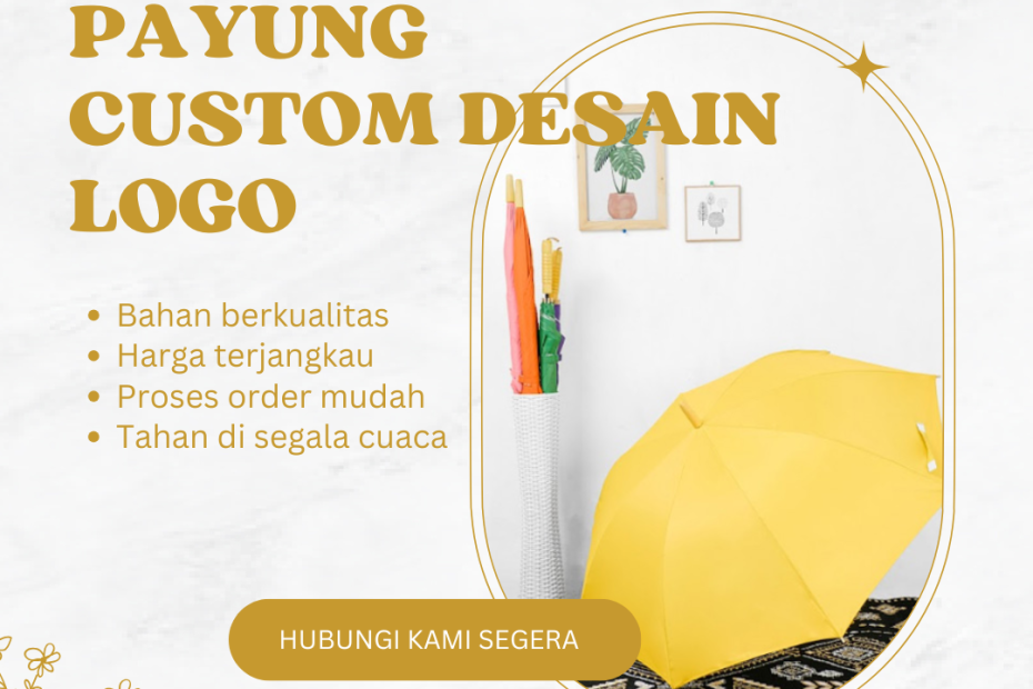 Payung Custom Desain Logo