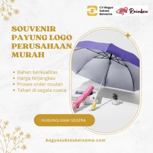 Souvenir Payung Logo Perusahaan Murah