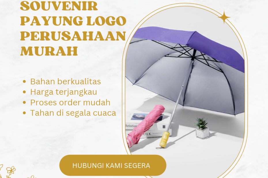 Souvenir Payung Logo Perusahaan Murah