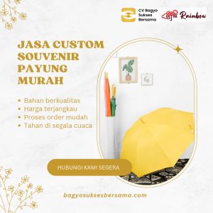 Jasa Custom Souvenir Payung Murah
