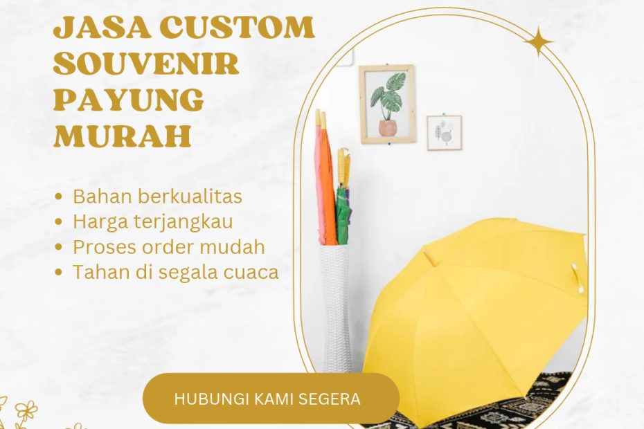 Jasa Custom Souvenir Payung Murah