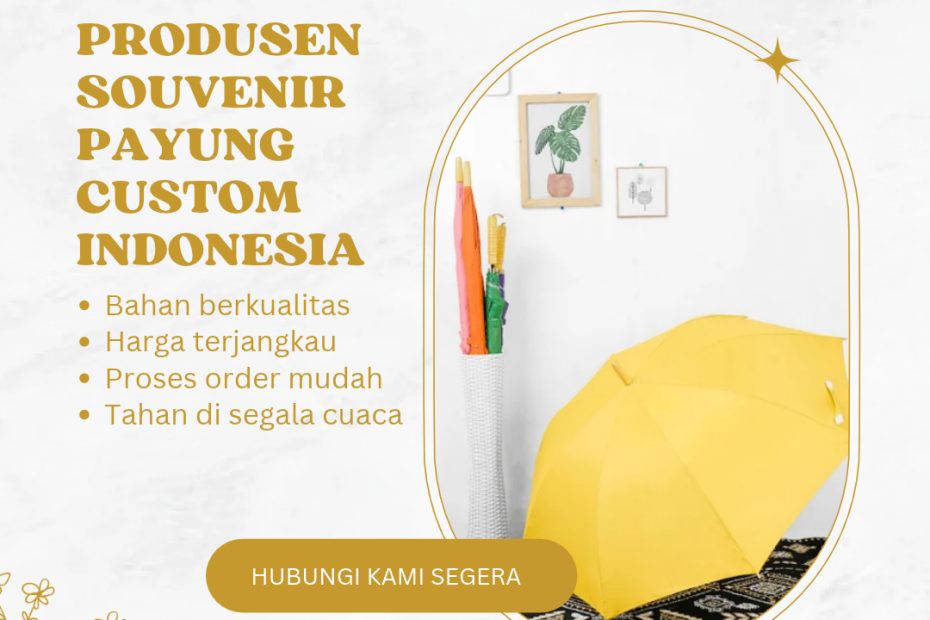 Produsen Souvenir Payung Custom Indonesia