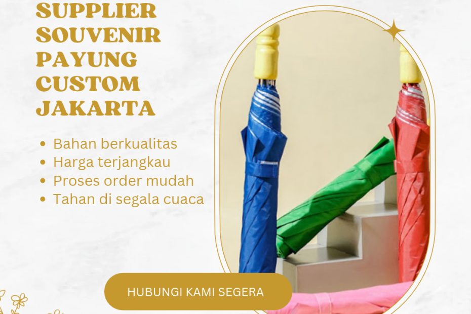 Supplier Souvenir Payung Custom Jakarta